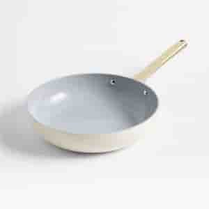 aevlon.in Home Cream Supper Non-Stick Ceramic Fry Pan