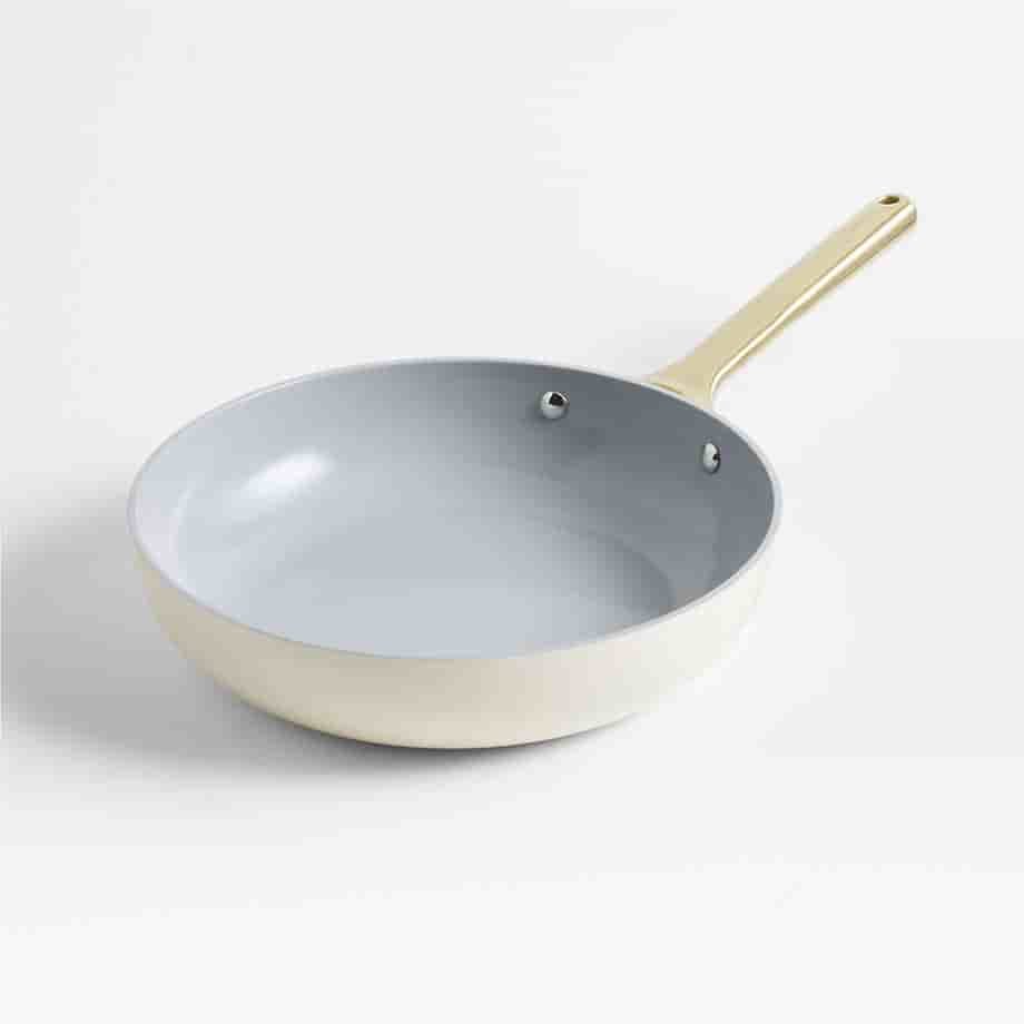 aevlon.in Home Cream Supper Non-Stick Ceramic Fry Pan