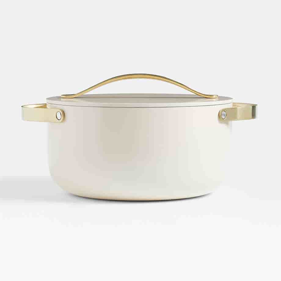 aevlon.in Home Cream Supper Non-Stick Ceramic Dutch Oven