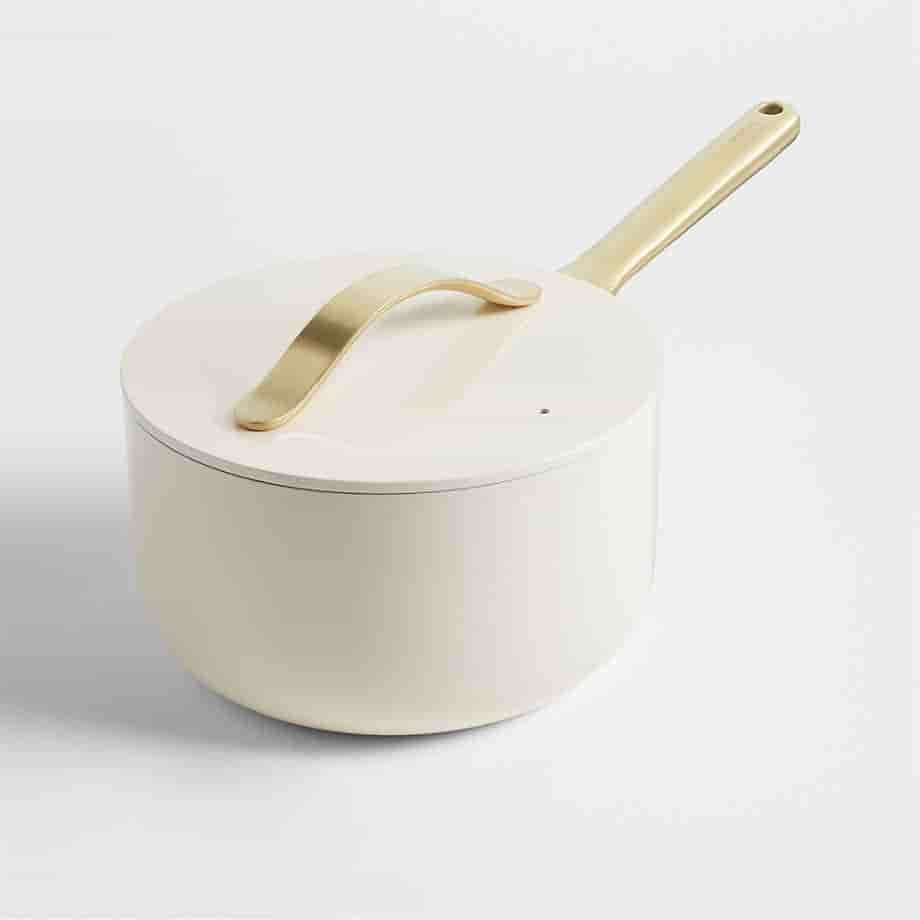 aevlon.in Home Cream Supper Non-Stick Ceramic Sauce Pan