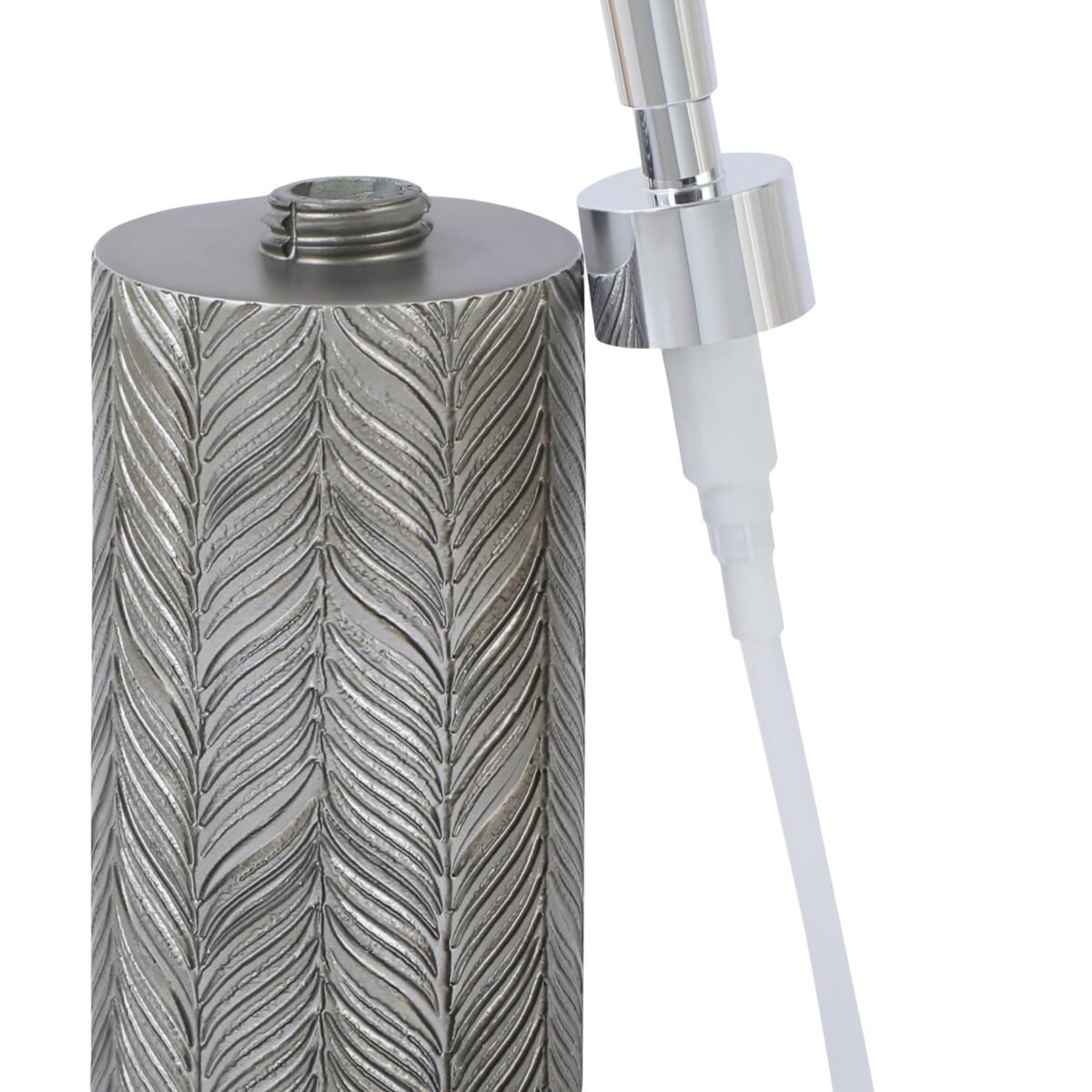 Obsessions Soap & Lotion Dispenser Polyresin Ideal for Bathroom Kitchen (Taupe, Grey)