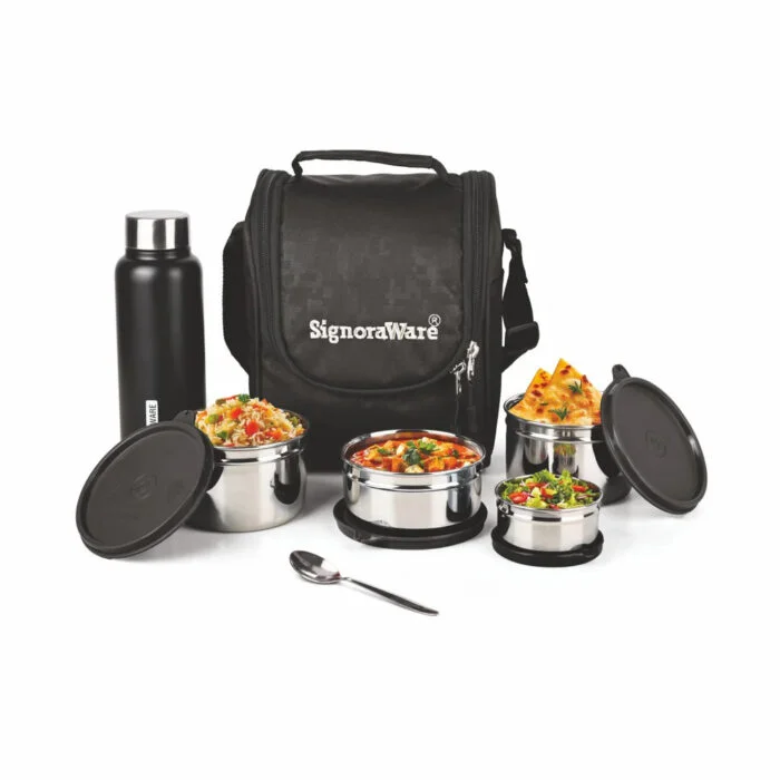 Signoraware Premium Steel Lunch Box