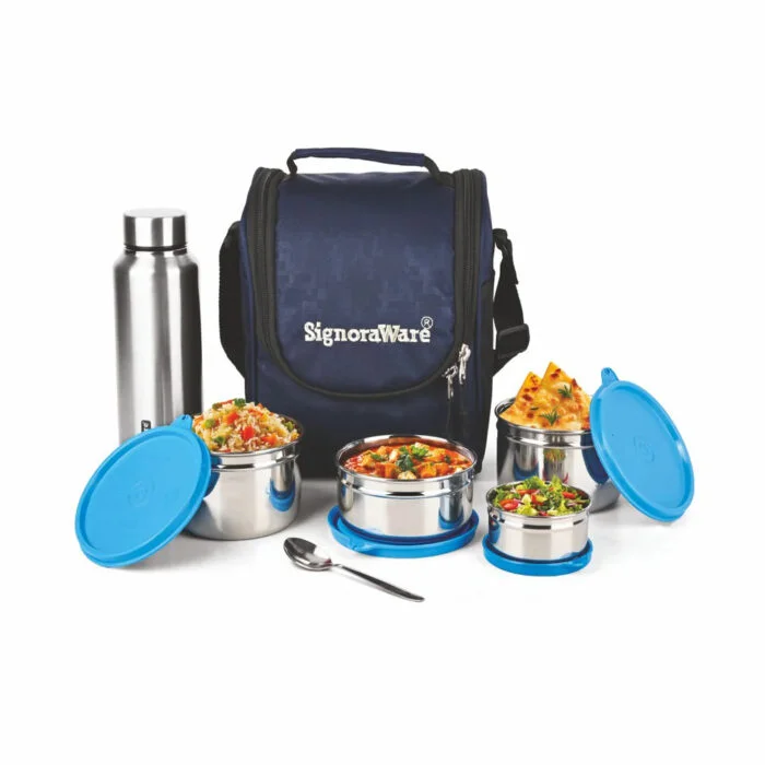 Signoraware Premium Steel Lunch Box